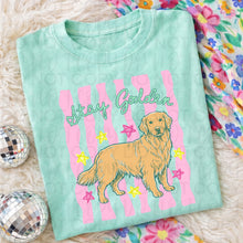 Load image into Gallery viewer, Stay Golden Pink Wavy Stripes TRANSFER UAC MAY 26
