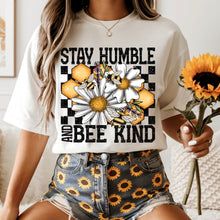 Load image into Gallery viewer, Stay Humble And Bee Kind Honeycomb And Bumblebee TRANSFER SDD MAR 26

