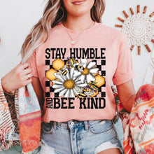Load image into Gallery viewer, Stay Humble And Bee Kind Honeycomb And Bumblebee TRANSFER SDD MAR 26
