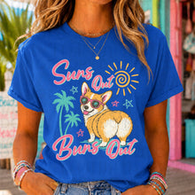 Load image into Gallery viewer, Suns Out Buns Out Corgi In Sunglasses TRANSFER UAC MAY 26
