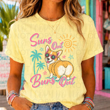 Load image into Gallery viewer, Suns Out Buns Out Corgi In Sunglasses TRANSFER UAC MAY 26
