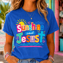 Load image into Gallery viewer, Sunshine And Jesus Blue Cross TRANSFER UAC MAY 26
