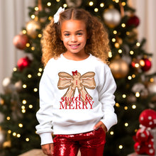 Load image into Gallery viewer, Sweet &amp; Merry Gingerbread Bow TRANSFER SDD SEPT
