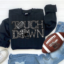 Load image into Gallery viewer, Touchdown Faux Rhinestones TRANSFER CSD
