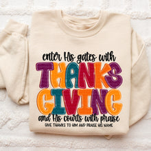 Load image into Gallery viewer, Enter His Gates With Thanksgiving  | TRANSFER SDD

