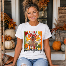 Load image into Gallery viewer, Thanksgiving Spotted Turkey Distressed Lines TRANSFER SDD AUG 26
