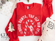 Load image into Gallery viewer, Dear Santa, The Elf Did It Color Dropdown TRANSFER COR

