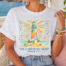 Load image into Gallery viewer, The Lord In My Light Psalm 27:1 Lighthouse TRANSFER UAC MAY 26
