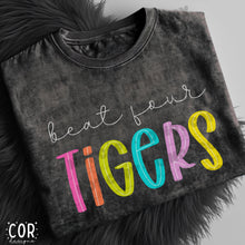 Load image into Gallery viewer, Neon Bright Line Tigers DROPDOWN TRANSFER COR
