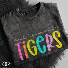 Load image into Gallery viewer, Neon Bright Line Tigers DROPDOWN TRANSFER COR
