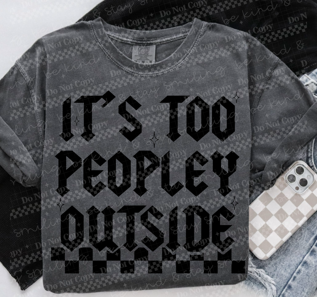 Too Peopley Outside DROPDOWN TRANSFER CML MAR