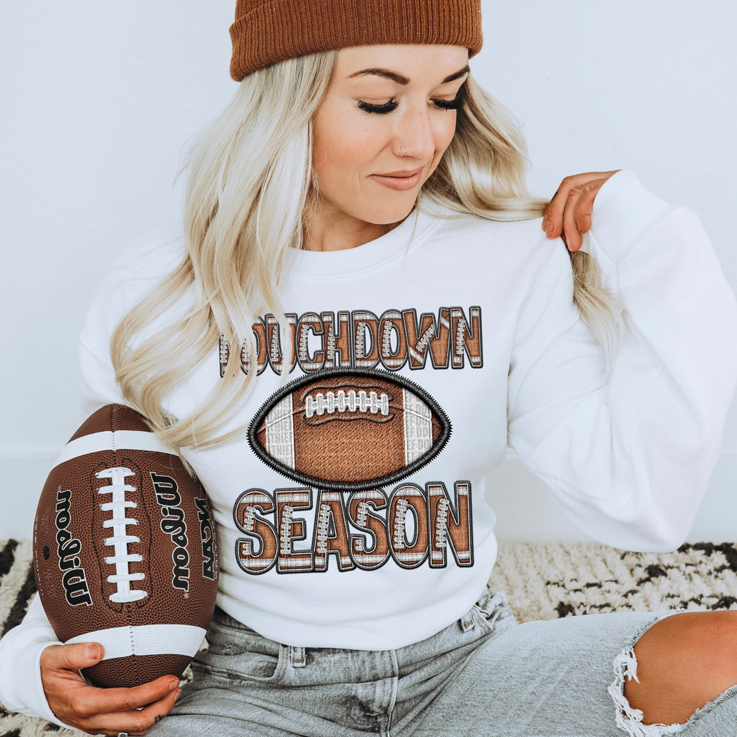 Touchdown Season Faux Embroidery TRANSFER SDD