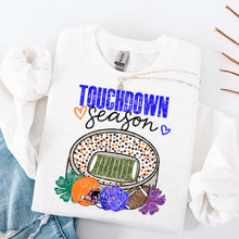 Load image into Gallery viewer, Touchdown Season Hearts Distressed Stadium Color DROPDOWN TRANSFER IRENE JULY 26
