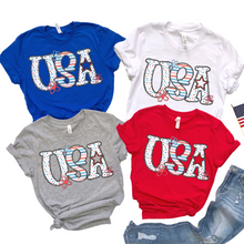 Load image into Gallery viewer, USA Stripe Checker Dot Dropdown TRANSFER CSD MAY 25
