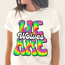 Load image into Gallery viewer, We Are Rainbow Tie Dye Mascot DROPDOWN TRANSFER
