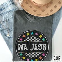 Load image into Gallery viewer, Colorful Checkered Stars Mascot DROPDOWN TRANSFER COR
