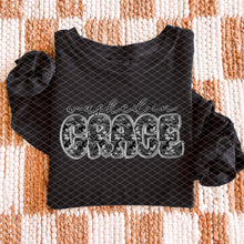 Load image into Gallery viewer, Washed In Grace Floral Lace With Cross Option DROPDOWN TRANSFER SDD OCT
