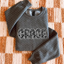 Load image into Gallery viewer, Washed In Grace Floral Lace With Cross Option DROPDOWN TRANSFER SDD OCT
