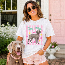 Load image into Gallery viewer, Dog Mom Wavy Pink Stripes Breed DROPDOWN TRANSFER UAC 26
