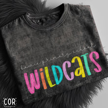 Load image into Gallery viewer, Neon Bright Line Wildcats DROPDOWN TRANSFER COR

