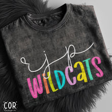 Load image into Gallery viewer, Neon Bright Line Wildcats DROPDOWN TRANSFER COR
