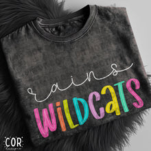 Load image into Gallery viewer, Neon Bright Line Wildcats DROPDOWN TRANSFER COR
