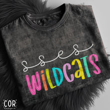 Load image into Gallery viewer, Neon Bright Line Wildcats DROPDOWN TRANSFER COR
