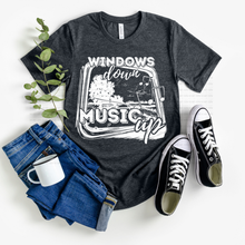 Load image into Gallery viewer, Windows Down Music Up Color DROPDOWN TRANSFER REV MAY 26
