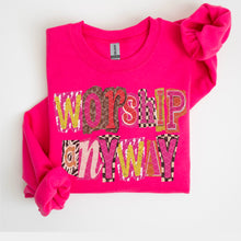 Load image into Gallery viewer, Worship Anyway Magazine Cutouts Zebra Checker And Neons TRANSFER SDD NOV 25
