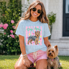 Load image into Gallery viewer, Dog Mom Wavy Pink Stripes Breed DROPDOWN TRANSFER UAC 26
