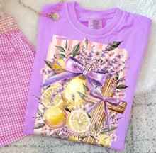 Load image into Gallery viewer, With Jesus Life Is Zestful Lemons Purple Bow Word Option DROPDOWN TRANSFER SDD MAR 26
