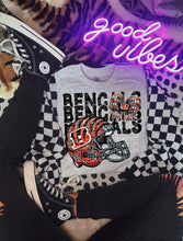 Load image into Gallery viewer, Football Rhinestone Helmet Bow Stacked DROPDOWN TRANSFER CAP
