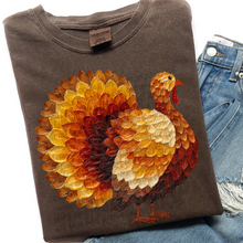 Load image into Gallery viewer, Fall Watercolor Dropdown TRANSFER THREAD AUG 25
