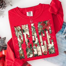 Load image into Gallery viewer, Christmas Camo Sayin Collection DROPDOWN TRANSFER THREAD OCT 25
