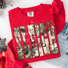 Load image into Gallery viewer, Christmas Camo Sayin Collection DROPDOWN TRANSFER THREAD OCT 25
