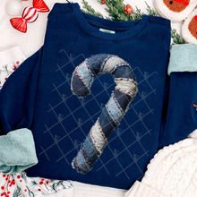 Load image into Gallery viewer, Denim Christmas Collection Patchwork DROPDOWN TRANSFER THREAD OCT 25
