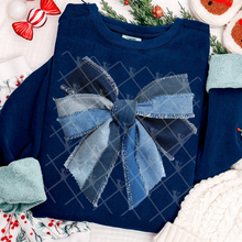 Load image into Gallery viewer, Denim Christmas Collection Patchwork DROPDOWN TRANSFER THREAD OCT 25
