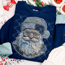 Load image into Gallery viewer, Denim Christmas Collection Patchwork DROPDOWN TRANSFER THREAD OCT 25
