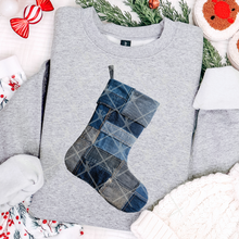 Load image into Gallery viewer, Denim Christmas Collection Patchwork DROPDOWN TRANSFER THREAD OCT 25
