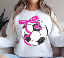 Load image into Gallery viewer, Sport Ball With Bow Glitter Dropdown TRANSFER PARJO JAN 25
