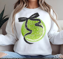 Load image into Gallery viewer, Sport Ball With Bow Glitter Dropdown TRANSFER PARJO JAN 25
