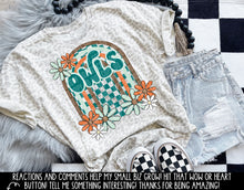 Load image into Gallery viewer, Floral Arch Checkered Mascots DROPDOWN TRANSFER CAP
