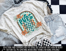 Load image into Gallery viewer, Floral Arch Checkered Mascots DROPDOWN TRANSFER CAP
