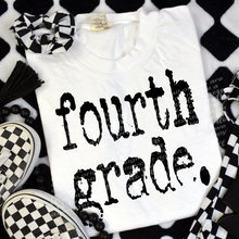 Load image into Gallery viewer, Typography Grades With Color Dropdown TRANSFER THREAD AUG 25
