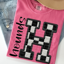 Load image into Gallery viewer, Faux Chenille Embroidery Mascot + Color DROPDOWN TRANSFER THREAD JULY 25
