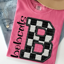 Load image into Gallery viewer, Faux Chenille Embroidery Mascot + Color DROPDOWN TRANSFER THREAD JULY 25
