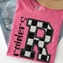 Load image into Gallery viewer, Faux Chenille Embroidery Mascot + Color DROPDOWN TRANSFER THREAD JULY 25
