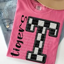 Load image into Gallery viewer, Faux Chenille Embroidery Mascot + Color DROPDOWN TRANSFER THREAD JULY 25
