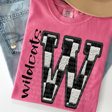 Load image into Gallery viewer, Faux Chenille Embroidery Mascot + Color DROPDOWN TRANSFER THREAD JULY 25
