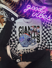 Load image into Gallery viewer, Football Rhinestone Helmet Bow Stacked DROPDOWN TRANSFER CAP
